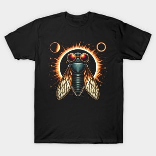 Total Solar Eclipse Cicada Entomology 2024 Broods Xix Xiii T-Shirt